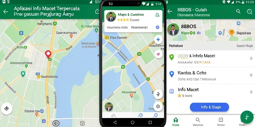 Antarmuka 88BOS menampilkan informasi kemacetan secara jelas dan mudah dipahami.