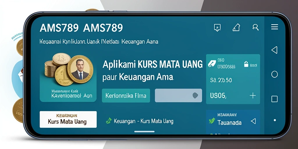 Antarmuka pengguna aplikasi Kurs Mata Uang AMS789 yang informatif dan mudah digunakan.