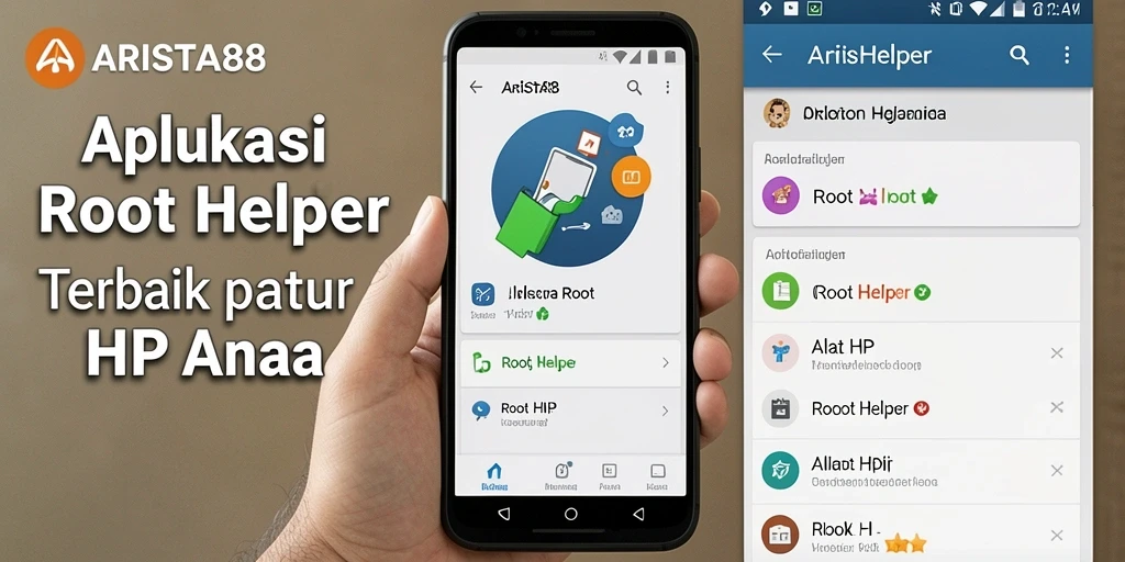 Tampilan antarmuka aplikasi ARISTA88 yang intuitif dan mudah digunakan.