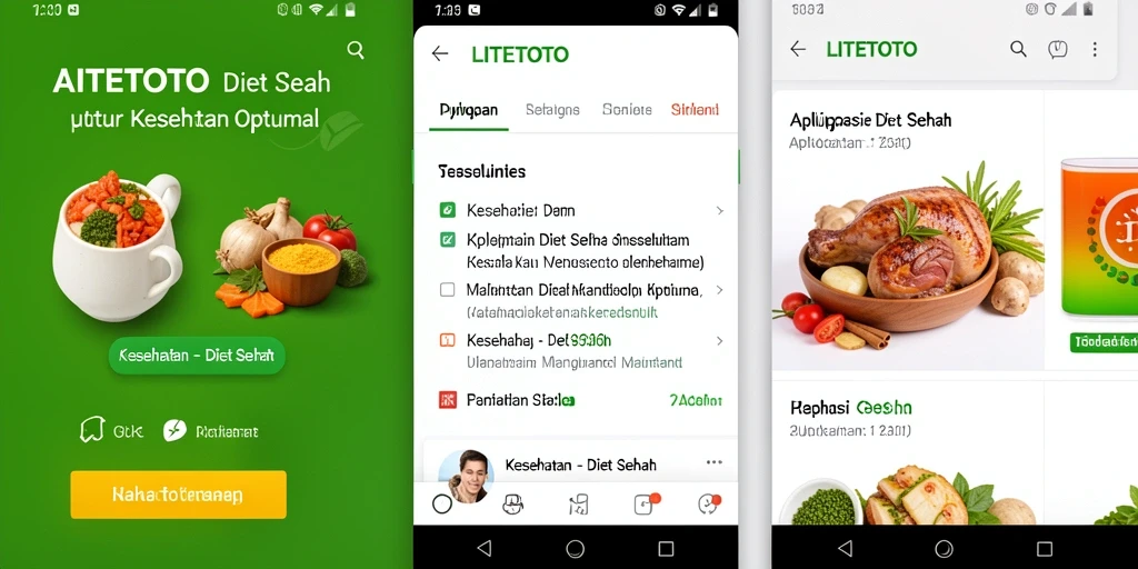 Tampilan antarmuka LITETOTO yang sederhana dan informatif.