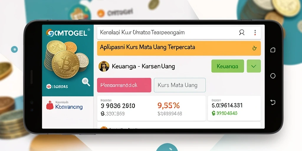 Screenshot utama OMTOGEL yang menunjukkan antarmuka Kurs Mata Uang yang informatif.