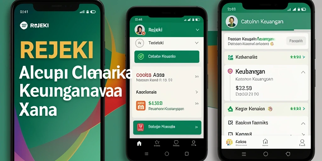 Tampilan antarmuka REJEKI yang sederhana dan fungsional.