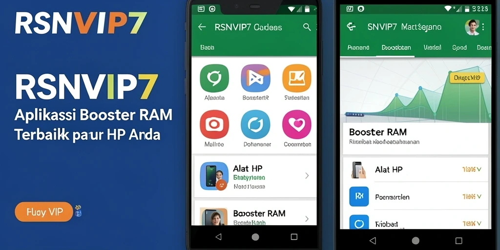 Tampilan antarmuka utama RSNVIP7 yang sederhana dan informatif.