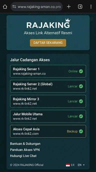 Link Alternatif Rajaking untuk Pengguna Android Indonesia